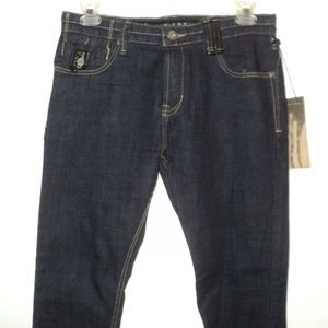 NEW Cain & Abel Jeans Men's 31 x 34 Dark Rinse Tapered